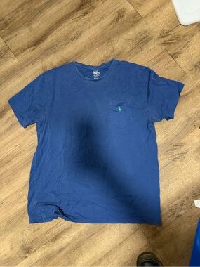 Polo by Ralph Lauren Royal Blue Pocket Tee with Green Pony